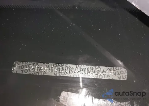 2010 Toyota Rav4 Sport from USA, damaged, VIN 2T3RF4DV8AW040844